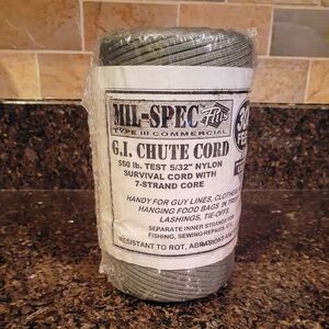 Mil-Spec 300ft parachute cord